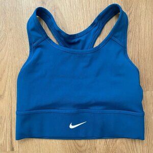 Nike Dri-Fit Women Sport Bra Hiking Running Gym Training Blue Size XS